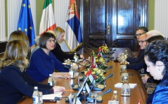 31. oktobar 2017. Predsednica Narodne skupštine u razgovoru sa delegacijom Senata Italije 